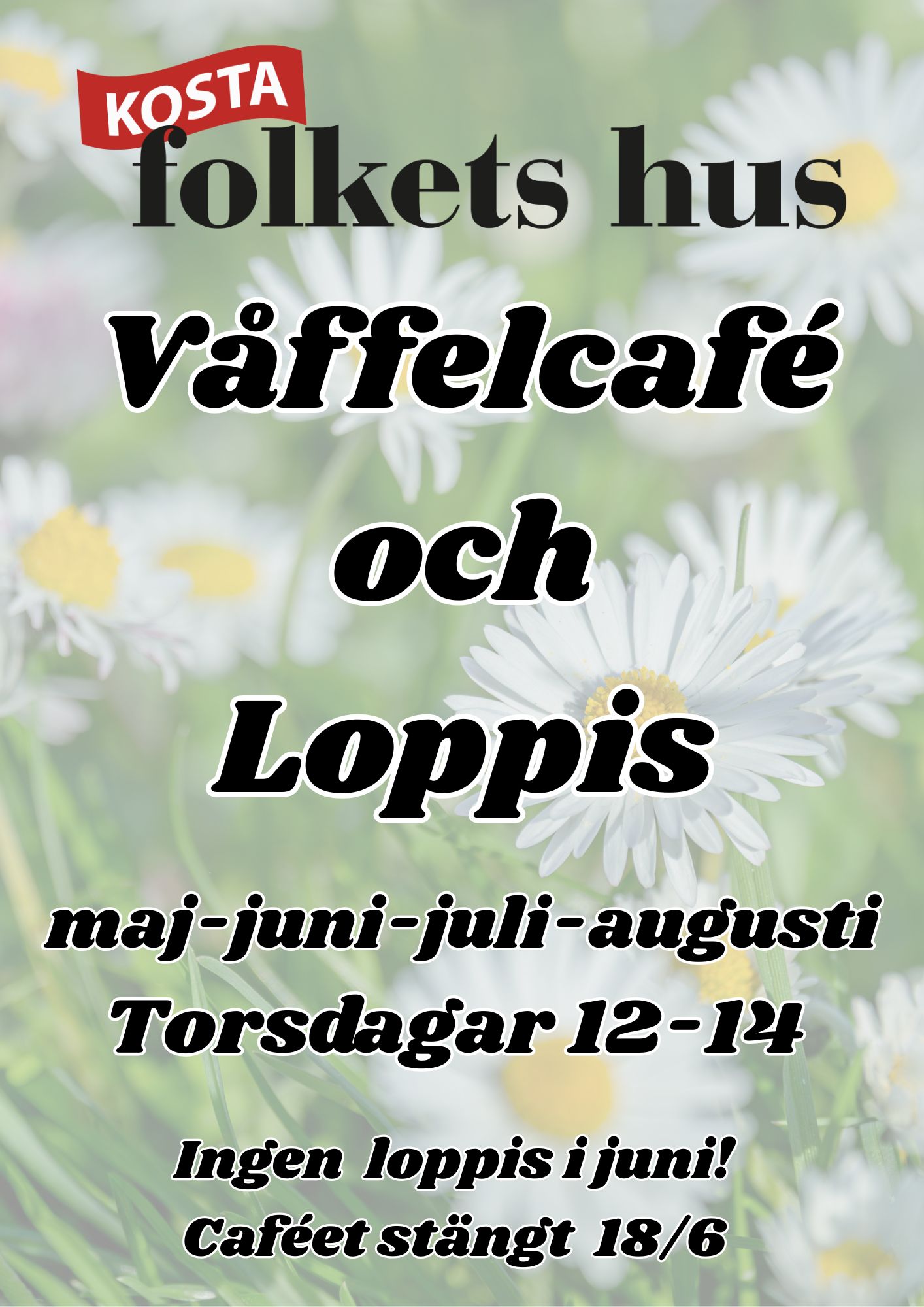 Våffelcafé och Loppis